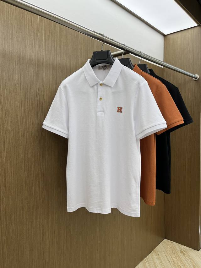 New Her 2570 Spring/Summer Men's Short-Sleeve Polo Shirt, featuring the brand's