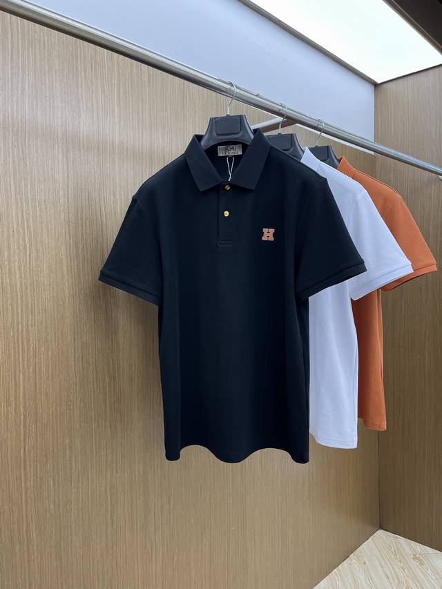 New Her 2570 Spring/Summer Men's Short-Sleeve Polo Shirt, featuring the brand's