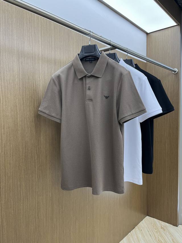 New Aj 2570 Spring/Summer Men's Short-Sleeve Polo Shirt, featuring the brand's