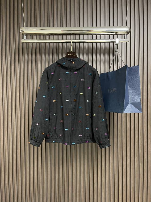 Gucci 2025Ss New Colorful Jacquard Jacket. The 2025 Pre-Fall collection blends t