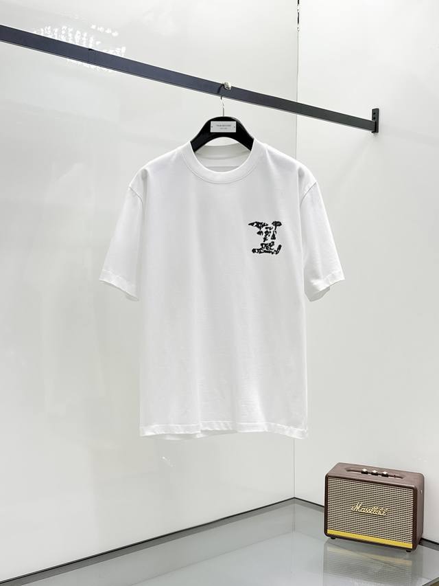 LV* Top-tier 2025 Spring/Summer New Arrival - Latest Short-Sleeve Crew Neck T-Sh