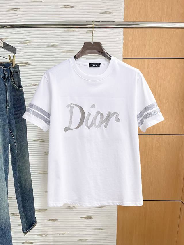 Dior 2025 Spring/Summer New Arrival - Latest Short-Sleeve Crew Neck T-Shirt fro