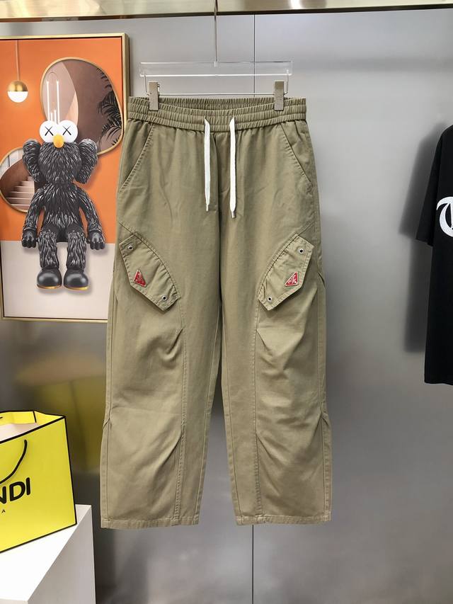 p*Ada Prada 2025 Spring/Summer New Original Men's Casual Pants Wide Leg Loose St