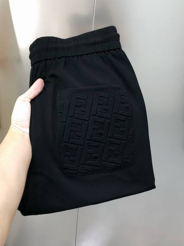 Fd Fendi 2025 Spring/Summer New Arrival Original Men's Casual Pants, Counter Sal