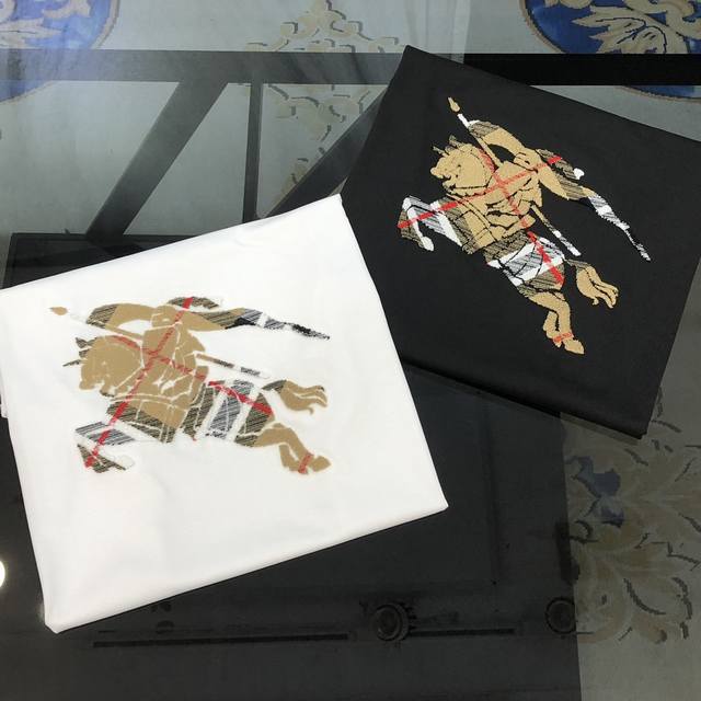 Burbe** Burberry 2025 Spring/Summer New Arrival Original Men's Crew Neck Short S