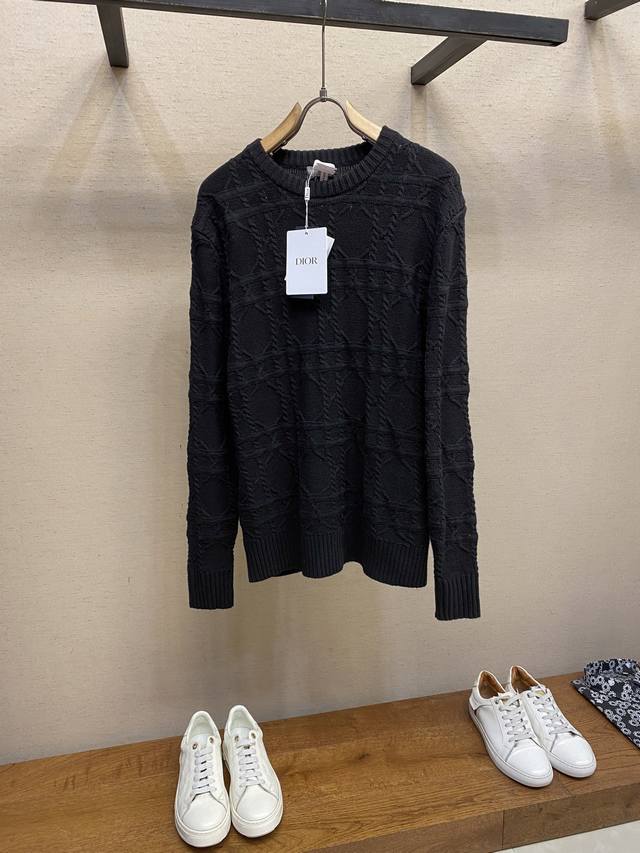 Dior cashmere cannage knit sweater, authentic product purchased for 26,000, made