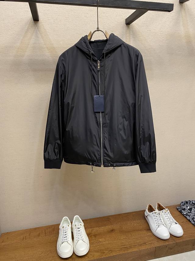 Prada, Reversible Jacket with Triangular Logo ( ) Front Fabric Selection: uses