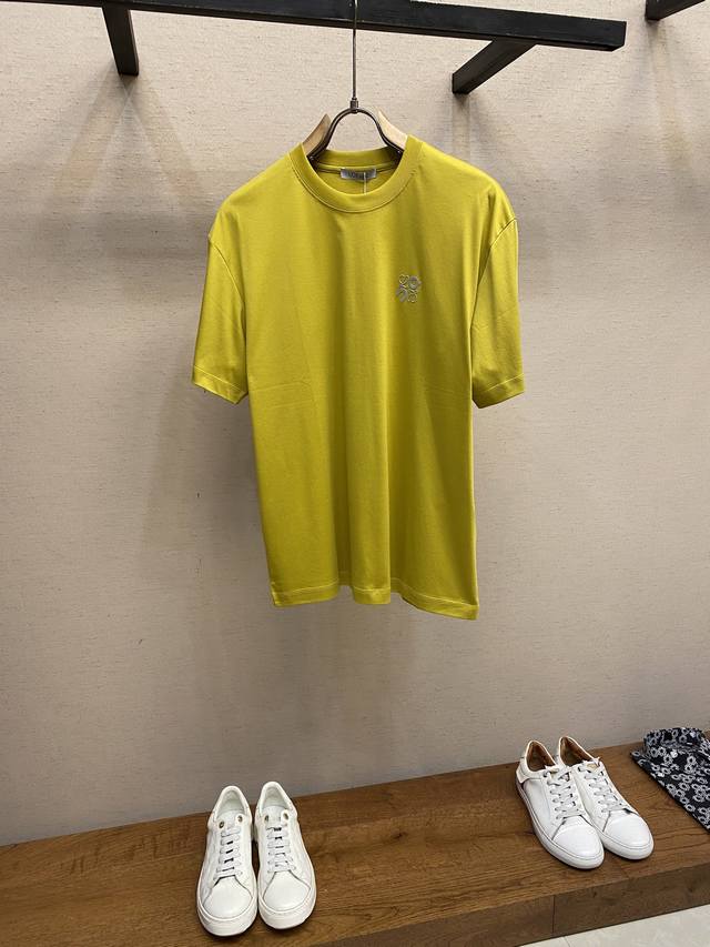 Loewe, this casual short-sleeved T-shirt with embossed lettering on the chest is