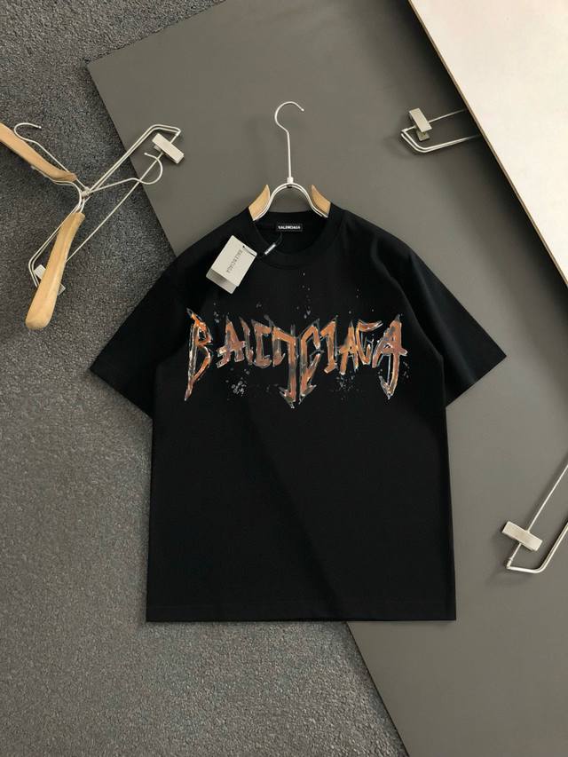 Bal 2025 Spring/Summer Newest Crew Neck Fashion Short-Sleeve T-Shirt, same style