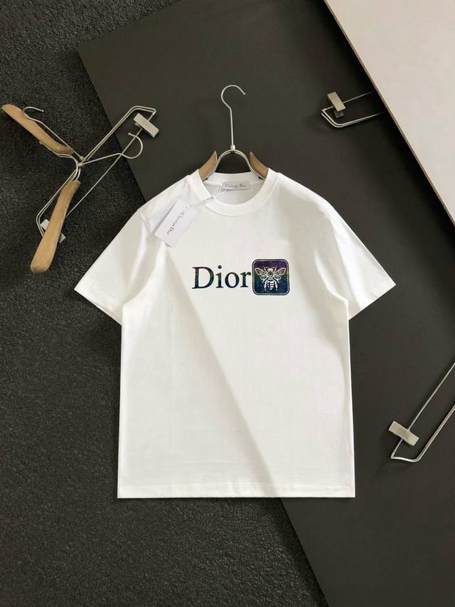 Cd 2025 Spring/Summer Newest Crew Neck Fashion Short-Sleeve T-Shirt, same style