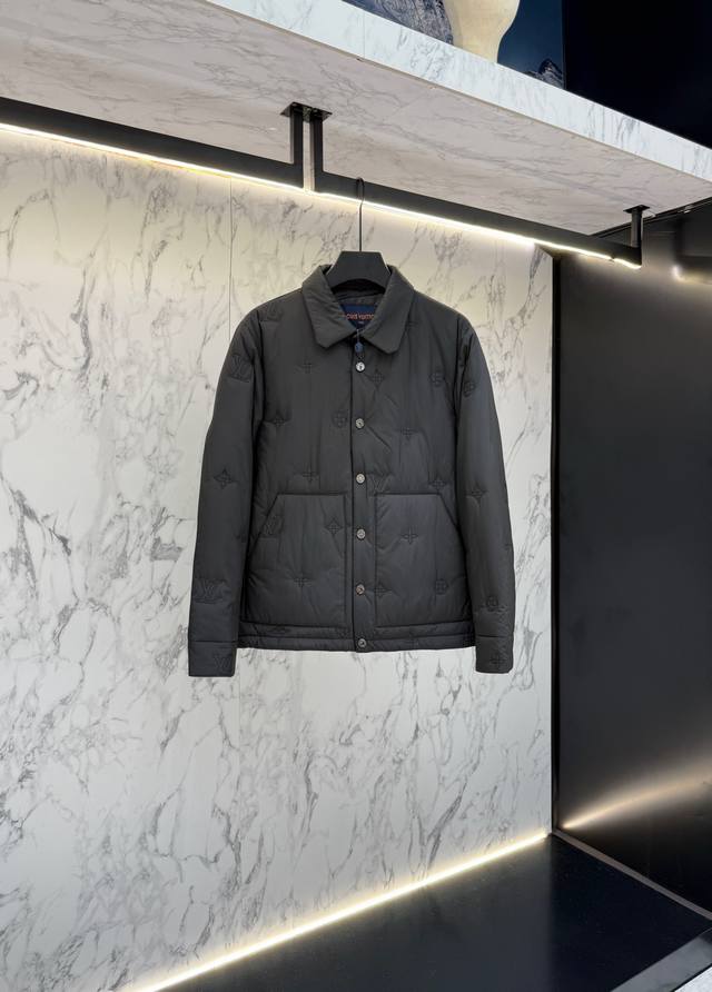 Featured: Lv 2025 latest fashion designer cotton-padded jacket. Every detail sh