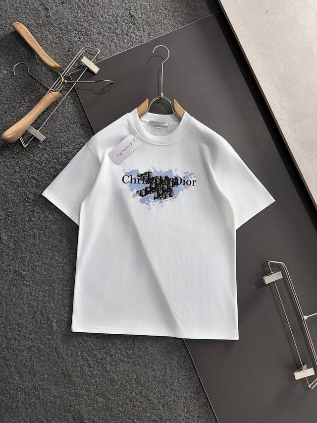 Cd 2025 Spring/Summer Newest Crew Neck Fashion Short-Sleeve T-Shirt, same style