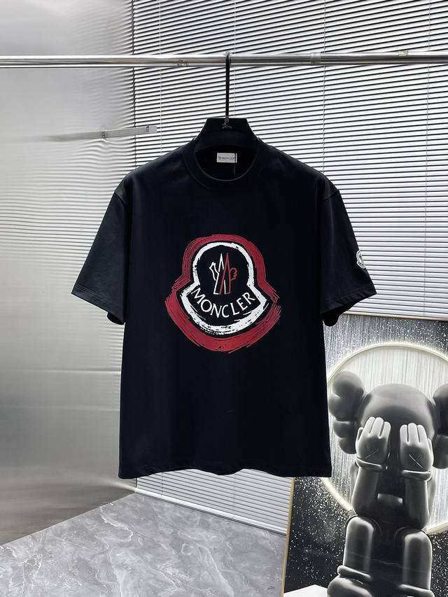 Moncler 2025 New Crew Neck Short Sleeve T-Shirt, High-End Version! Custom-made