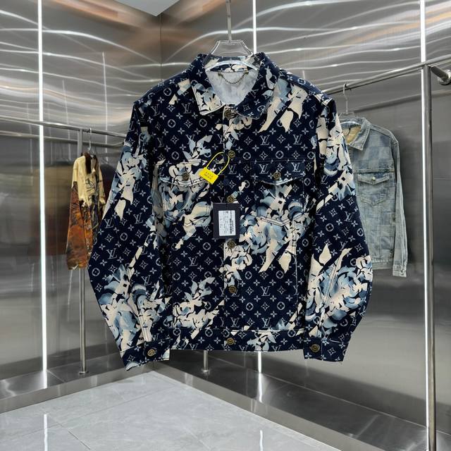 Louis Vuitton All-Logo Denim Jacket. A luxurious denim masterpiece. It's that ti