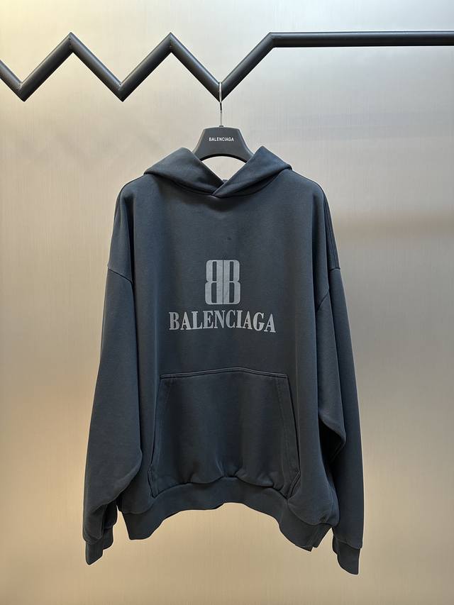 Balenciaga Nano Bb Print Sweatshirt ( ) Made with custom-made pure cotton fabri