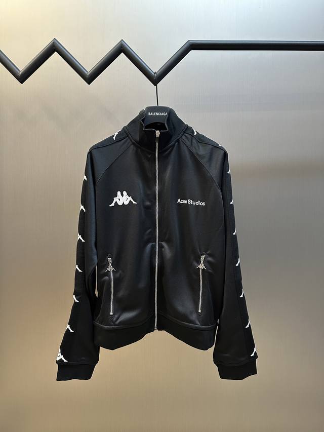 Acne X Kappa Logo Zipper Sweatshirt ( ) Made with custom-designed luxury protein