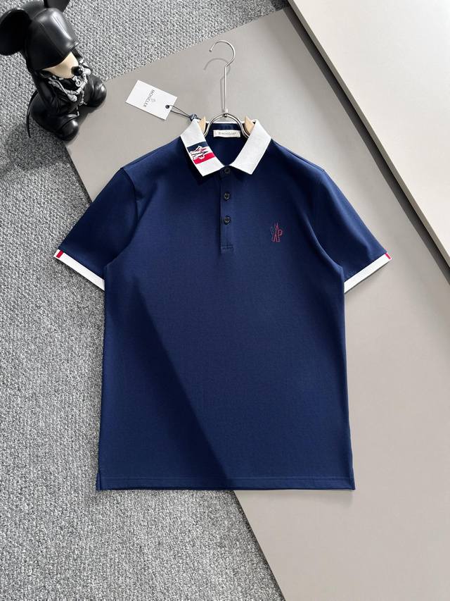 Moncler 25Ss New Spring/Summer Short-Sleeve Polo Shirt, Top-Quality Custom-Made