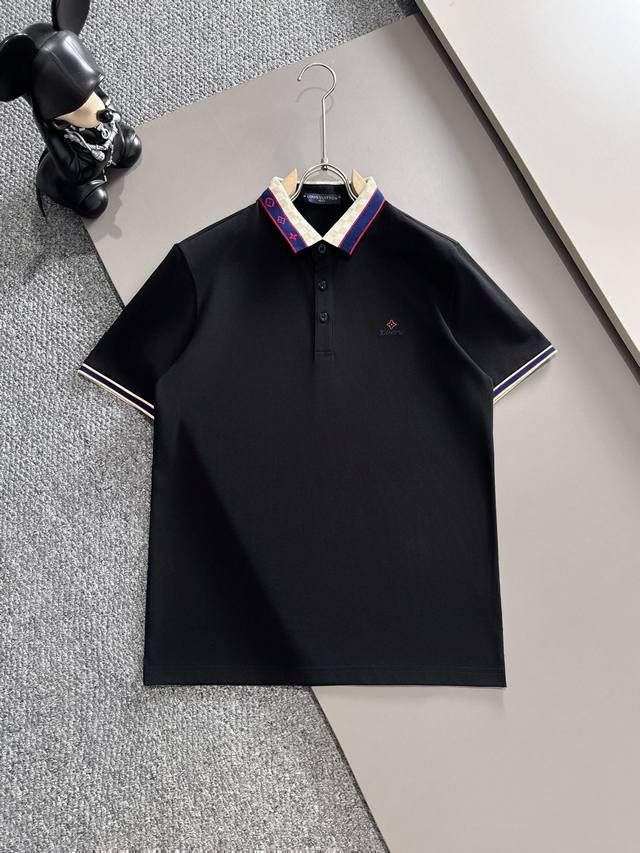 Lv 25Ss New Spring/Summer Short-Sleeve Polo Shirt, Top-Quality Custom-Made High-