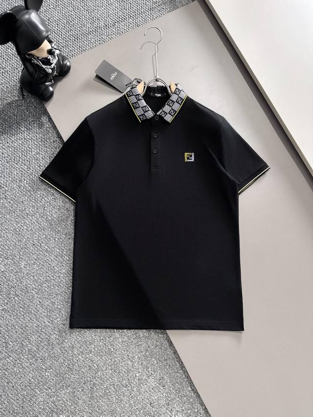 Fendi 25Ss New Spring/Summer Short-Sleeve Polo Shirt, Top-Quality Custom-Made H
