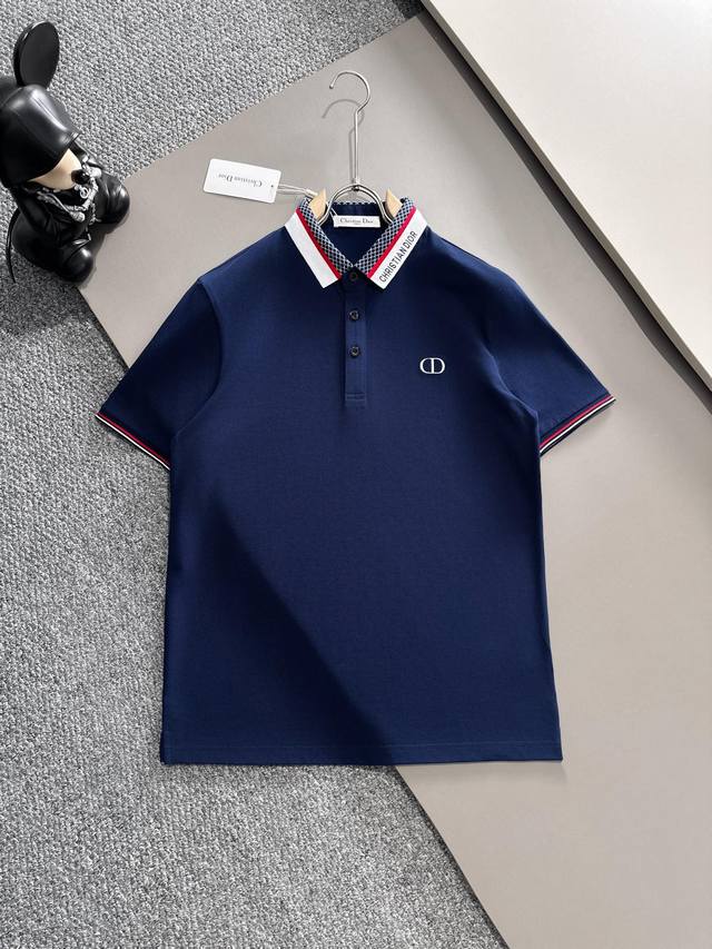 Dior 25Ss New Spring/Summer Short-Sleeve Polo Shirt, Top-Quality Custom-Made Hi