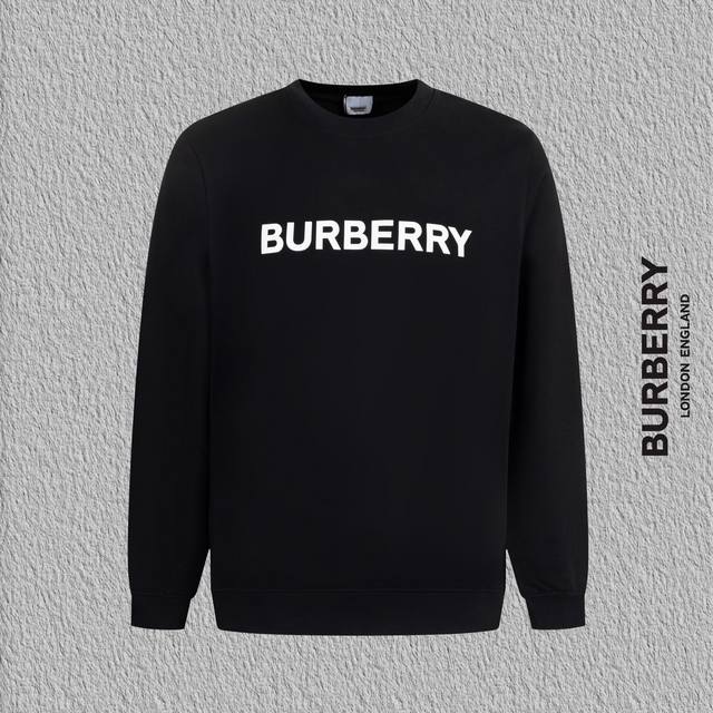 Style No. B40 Burberry Flocked Letter Crew Neck Sweatshirt Same style as Burber