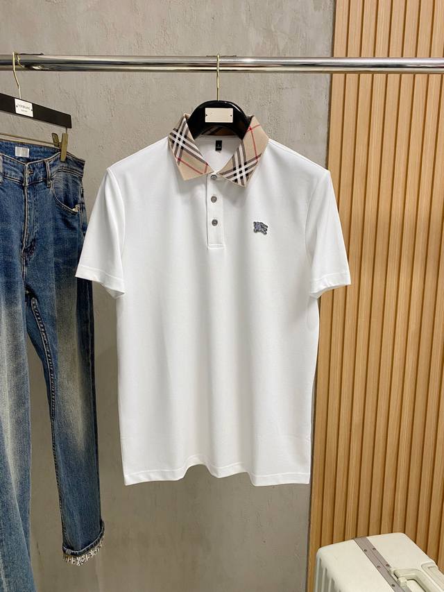 Burberry 25Ss New Spring/Summer Short-Sleeve Polo Shirt, Top-Quality Custom-Mad