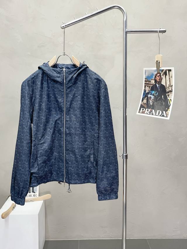 Fendi Exclusive New Spring/Autumn Jacket, Reversible Design. A classic design wi