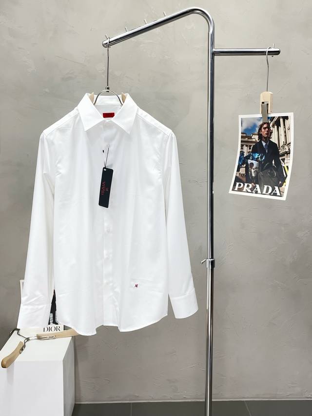 Isaia Exclusive Supply Spring/Summer New Arrival Original Men's Casual Shirt Hig