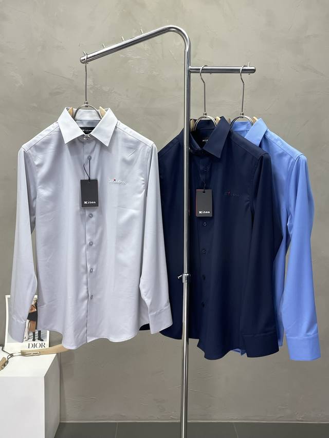 Kiton Exclusive Spring/Summer New Arrival Original Men's Casual Shirt High-end C