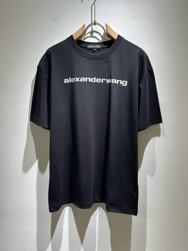 Alexander Wang 2025 Spring/Summer Unisex Short-Sleeve T-Shirt. A European exclus