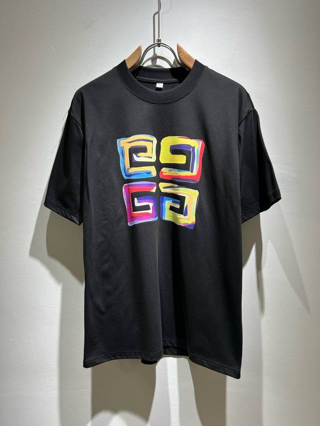 Giv*Chy 2025 Spring/Summer New Unisex Short-Sleeve T-Shirt, infused with fresh f