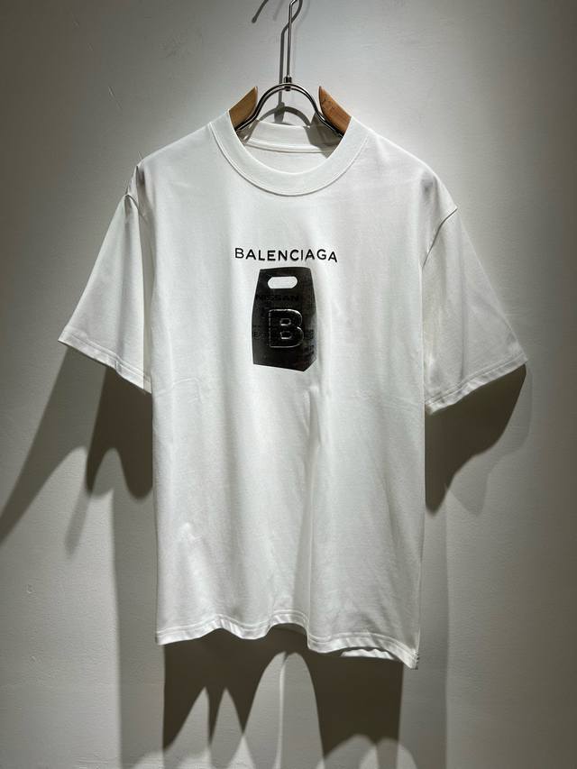 Balenci*Ga Paris*Home 2025 Spring/Summer New Unisex Short-Sleeve T-Shirt! Fashio