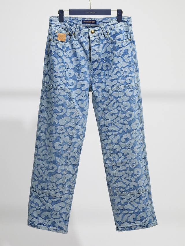 Differentiated from standard New Arrival These washed denim cargo pants feature