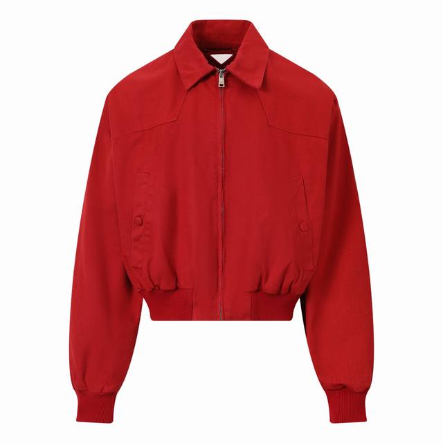 Prada 25Fw runway red short jacket, size 42-48. Made with high-end custom denim