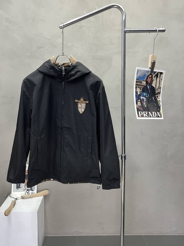 Fendi Exclusive New Original Men's Casual Spring and Autumn Jacket, Reversible D