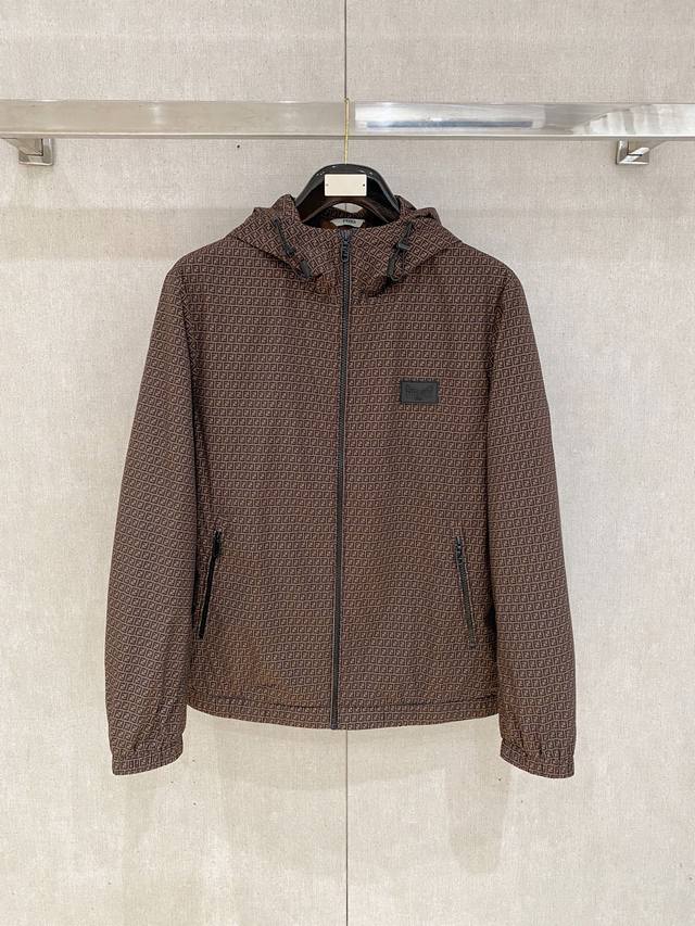 Fendi 2025 Autumn/Winter New Arrival - Thin Cotton Hooded Jacket, available simu