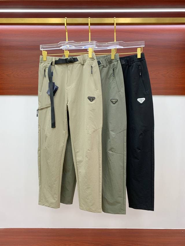 Prada Spring/Summer 25Ss Casual Pants - The classic style is back! High-quality
