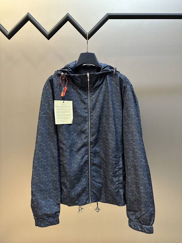 Fendi Ff Reversible Hooded Jacket Made with custom-designed intelligent shaping