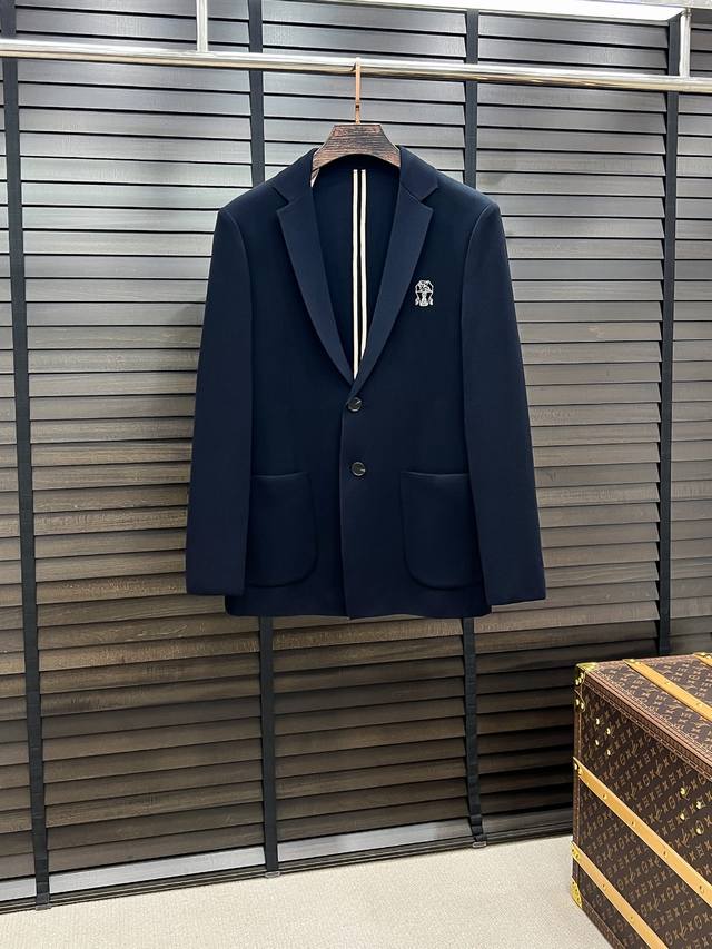 D-49 Bc Brunellocucinelli 25Fw Autumn New Men's Business Casual Knitted Wool Sui