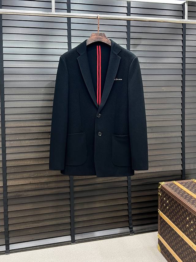 D-49 Kiton 25Fw Autumn New Men's Business Casual Knitted Wool Suit Jacket, High-