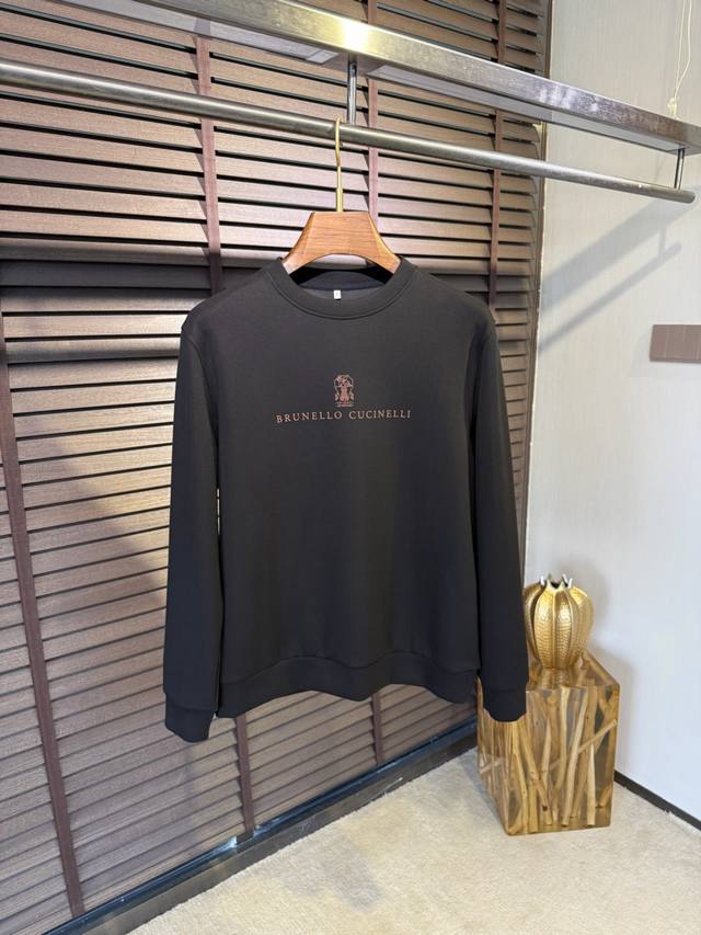 Brunello Cucinell&Bc&Kuchler Fw 5 New Crew Neck Sweatshirt, made with high-count
