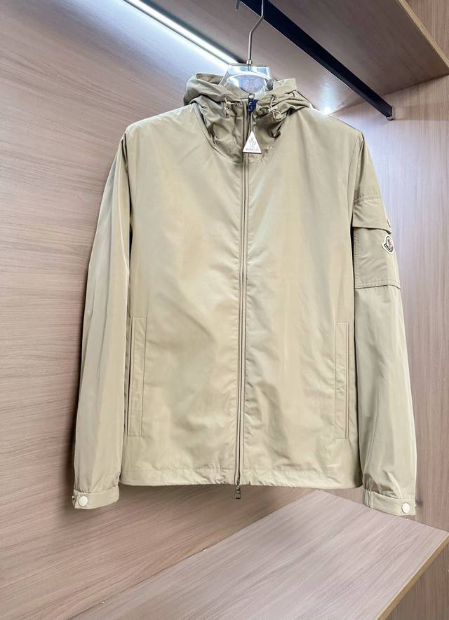 Khaki~ Mon Montaigne Hooded Jacket, High Quality