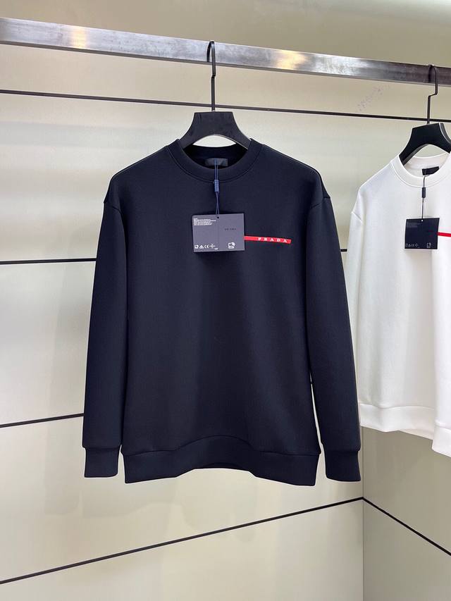 2025 Fall/Winter Pra Classic Red Label Pullover Sweatshirt - Rarely available th