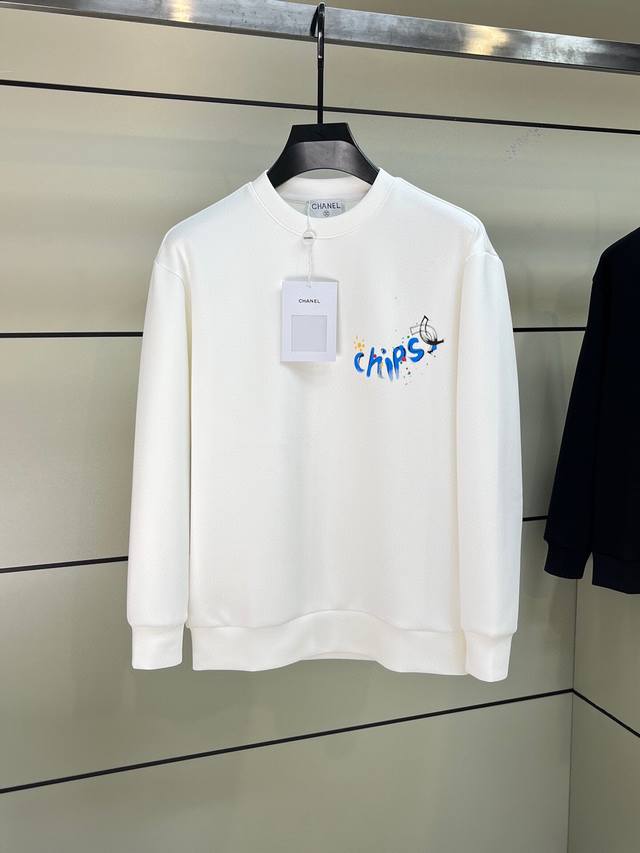 2025 Fall/Winter Chanel Classic Letter Print Series Pullover Hoodie - Rarely ava