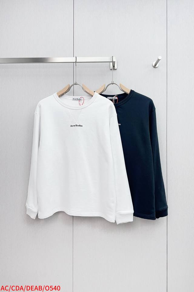 O540 Ac Acne Studios Logo Sweatshirt Custom-made all-cotton soft and comfortable