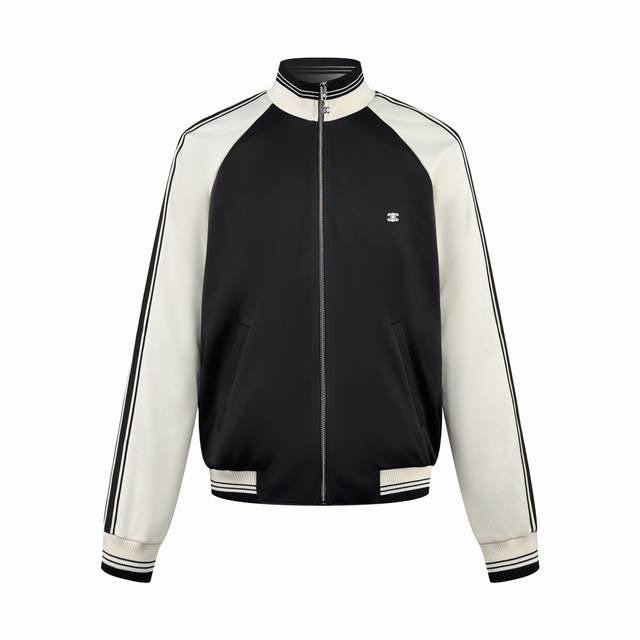 Celine Arc de Triomphe Embroidered Jacket Custom Dream Double-Sided Satin Fabric