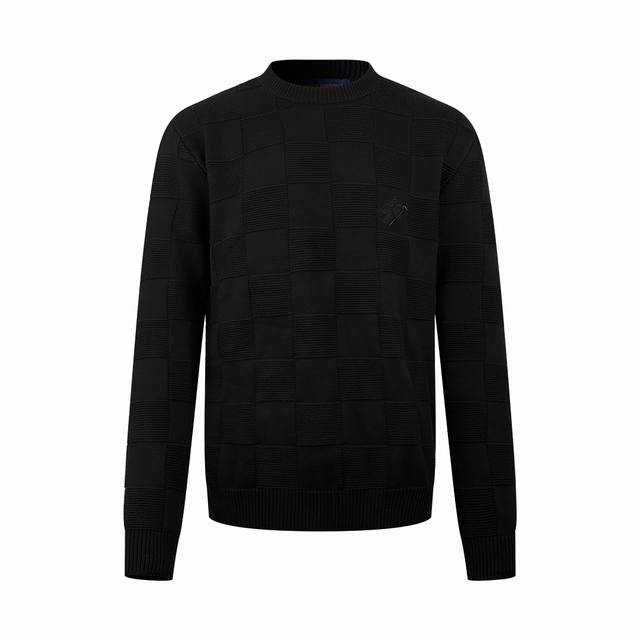 Louis Vuitton Crew Neck Knit Sweater. Made with a custom-designed, luxurious sat