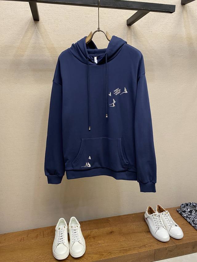 p2901V, 25Ss Embroidered Hoodie, Authentic, purchased for 15100, 380g all-cotton