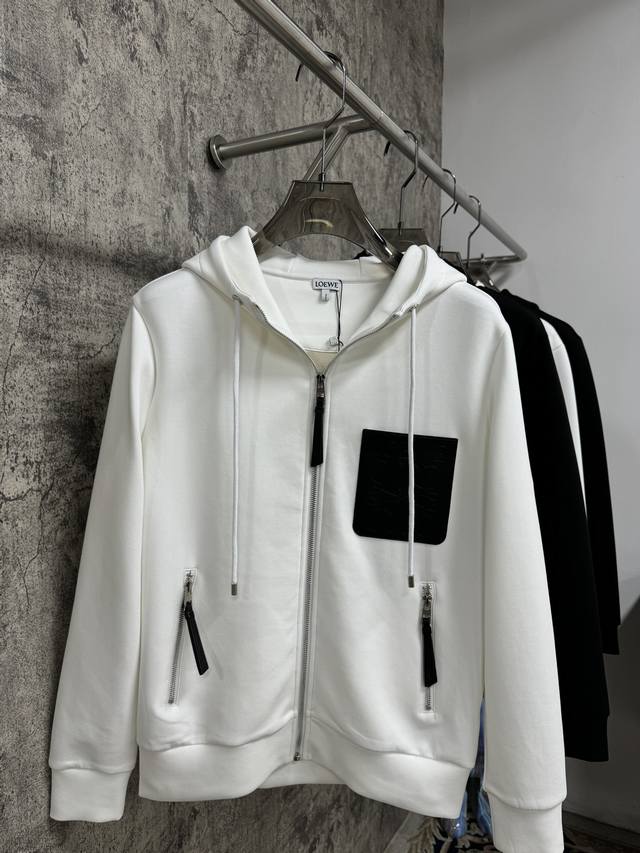Loewe 2025 Autumn/Winter Latest Hot-Selling Hooded Jacket. Made with high-count,