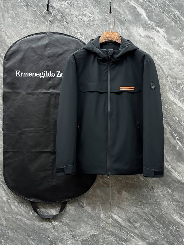 YuD-68 Zegna Fall/Winter 2025 Fashion Hooded Jacket ( ) Made with 80g-90% white